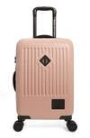 Herschel Supply Co . Small Trade 23-inch Rolling Suitcase In Ash Rose