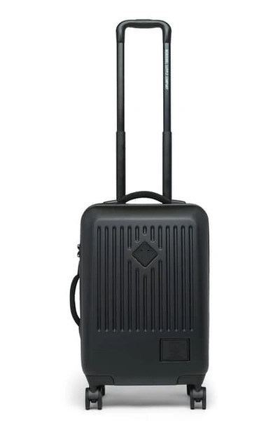 Herschel Supply Co Small Trade 23-inch Rolling Suitcase In Black