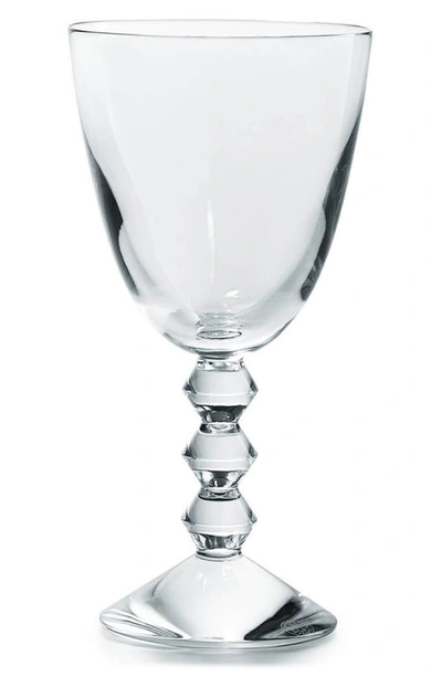 Baccarat Vega Am Lead Crystal Red Wine Glass In Clear