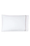 Sferra Grande Hotel Pillowcase In White/ Grey
