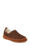 Acorn Camden Slipper In Walnut Wool