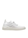 Tod's Nocode X Leather And Technical Fabric Sneake In White