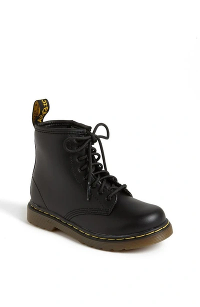 Dr. Martens' Dr. Martens Kids' 1460 Softy T Leather Lace-up Boot In Black