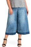 STANDARDS & PRACTICES RELEASE HEM DENIM CULOTTES,FB3601041P