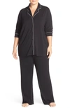 Nordstrom Lingerie Moonlight Pajamas In Black