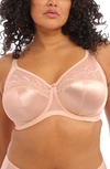 Elomi Cate Full Figure Underwire Lace Cup Bra El4030, Online Only In Latte