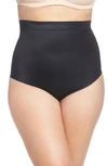 Spanxr Suit Your Fancy High Waist Thong In Very Black
