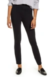 Spanxr The Perfect Pant Back Seam Skinny Ankle Pants In Classic Black