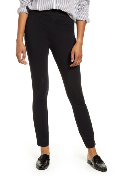 Spanxr The Perfect Pant Back Seam Skinny Ankle Pants In Classic Black