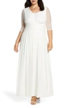 Kiyonna Meant To Be Chic Gown In Ivory