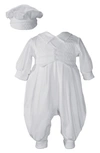Little Things Mean A Lot Romper & Hat Set In White