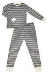 EVERLY BY BABY GREY FITTED TWO-PIECE PAJAMAS,BK101