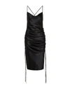 Galvan Midi Dresses In Black