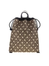 GUCCI GG SUPREME BEIGE BACKPACK WITH STARS PRINT,550775 HZNBN 9886