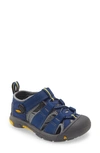 Keen Newport H2 Water Friendly Sandal In Blue Depths/ Gargoyle