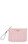 Twelvelittle Babies' Companion Water Resistant Pouch In Blush Pink