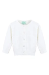 Carriage Boutique Julius Berger Cardigan In White