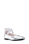 NINA MARISSA CROSS STRAP FLAT,MARISSA