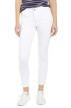 Wit & Wisdom 'ab'solution High Waist Ankle Skimmer Jeans In Optic White