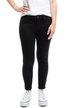 1822 Denim Butter Crop Skinny Jeans In Black