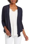 Nic + Zoe Convertible Cardigan In Dark Indigo