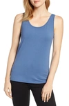 Nic + Zoe Nic+zoe Perfect Tank In Dark Indigo