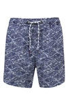 Snapper Rock Little Boy's & Boy's High Tide Board Shorts In Navy