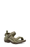 Teva Kids' Tanza Sport Sandal In Steps Dark Olive
