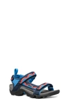 Teva Kids' Tanza Sport Sandal In Steps Black Iris