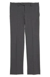 TALLIA SOLID WOOL BLEND FLAT FRONT TROUSERS,HVTAP09YH010