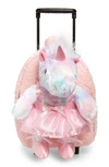 Popatu Ballet Unicorn Trolley Backpack In Pink