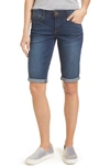 Wit & Wisdom 'ab'solution Cuffed Denim Shorts In Blue