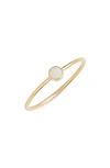 ZOË CHICCO OPAL STACKING RING,1LSR-O