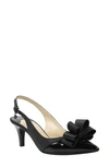 J. Reneé Gabino Slingback Pump In Black/ Black Fabric