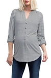 NOM MATERNITY NOM MATERNITY AMELIE SNAP FRONT MATERNITY/NURSING TOP,3496