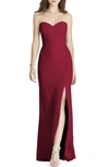 AFTER SIX STRAPLESS CREPE TRUMPET GOWN,6775