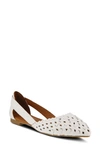 Spring Step Delorse Flat In White Leather