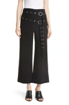 CINQ À SEPT JESSI DOUBLE BELT PANTS,ZP2371319Z