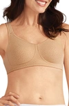 Nordstrom X Amoena Mona Seamless Soft Cup Bra In Cognac