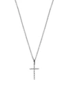 BONY LEVY DIAMOND CROSS PENDANT NECKLACE,DL 0136P/WG