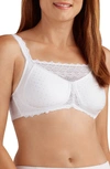 Nordstrom X Amoena Dana Soft Cup Camisole Bra In White