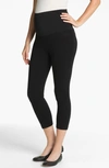 MATERNAL AMERICA POST SUPPORT CROP MATERNITY LEGGINGS,P7010