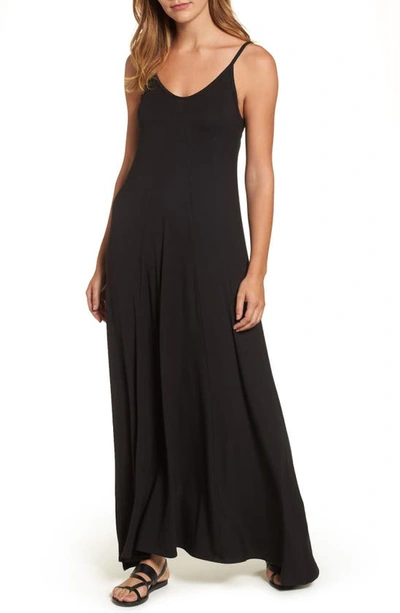 Loveappella Maxi Dress In Black