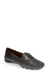 Robert Zur 'petra' Driving Shoe In Gunmetal
