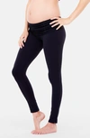 INGRID & ISABELR ACTIVE MATERNITY LEGGINGS WITH CROSSOVER PANEL®,1304