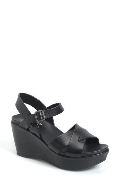 Kork-easer Kork-ease® 'ava 2.0' Platform Wedge Sandal In Black