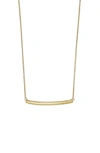 Bony Levy 14k Gold Bar Pendant Necklace In Yellow Gold