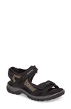 Ecco Yucatan Sandal In Black/mole