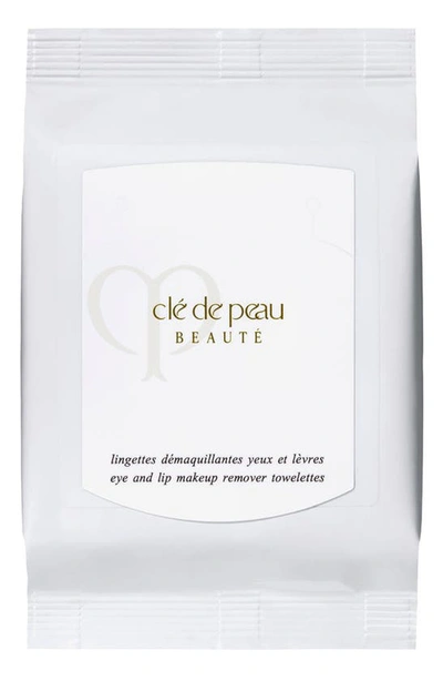 Clé De Peau Beauté Cle De Peau Beaute Eye & Lip Makeup Remover Towelettes In Colorless