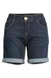 Wit & Wisdom 'ab'solution Cuffed Denim Shorts In Indigo